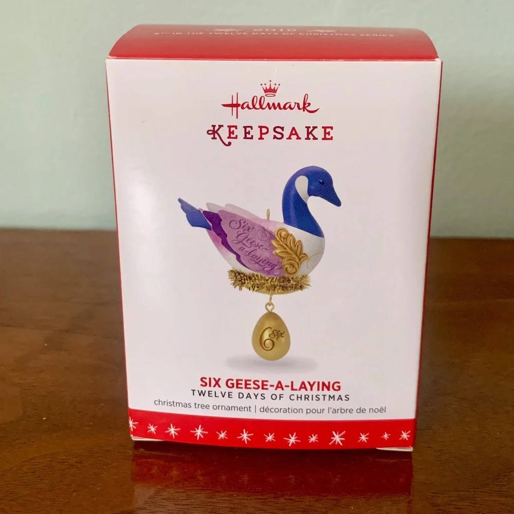 Hallmark Keepsake 2016 Six Geese-A-Laying Twelve Days of Christmas